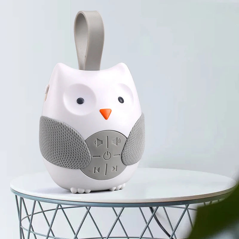 Portable Owl White Noise Machine Baby Soothing Soothing Sleep Aid Device Compact Baby Music Sleep Device Music Player