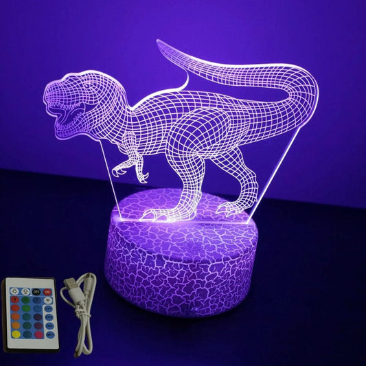Veilleuses Bebe Socle Craquelé Dinosaure Veilleuse