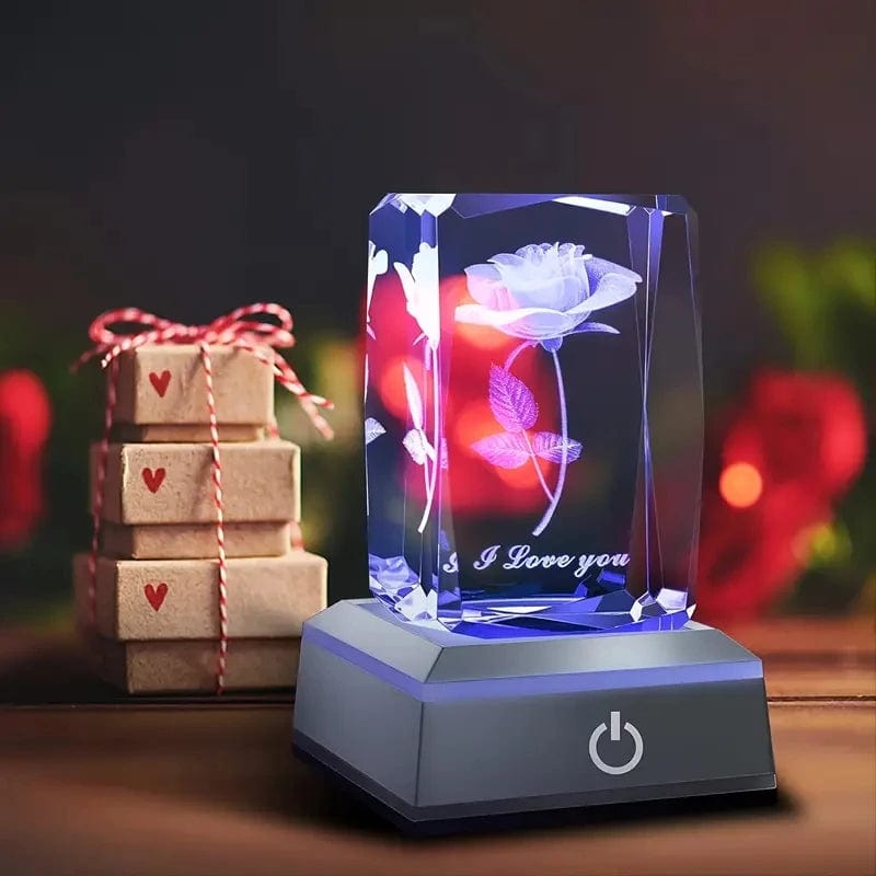 Veilleuses Bebe Veilleuse LED colorée en cristal