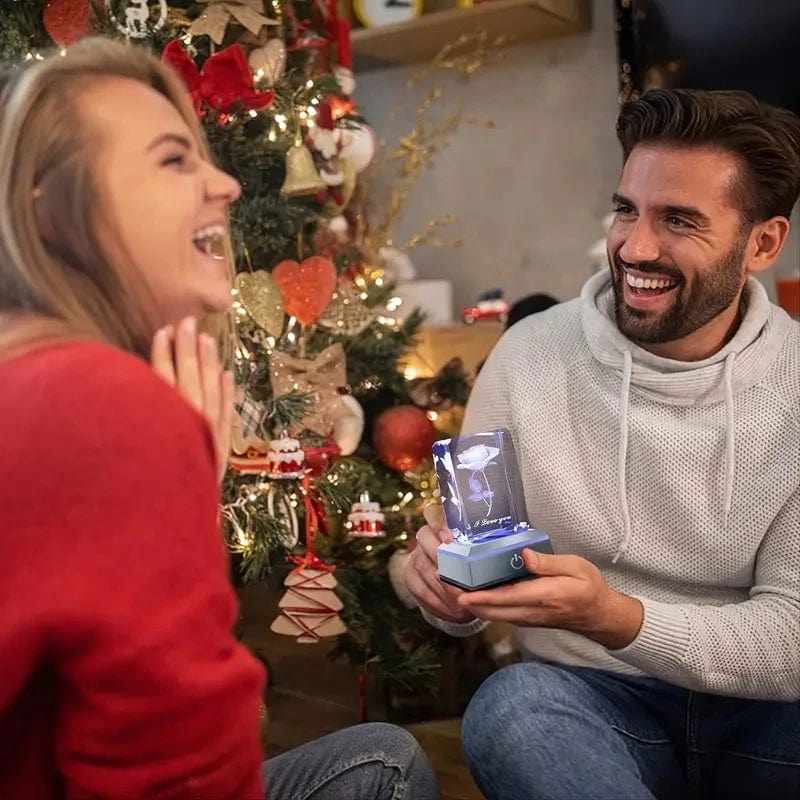 Veilleuses Bebe Veilleuse LED colorée en cristal