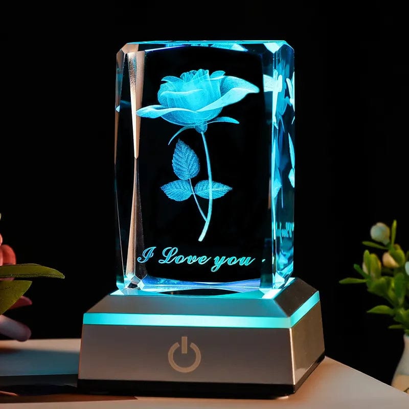 Veilleuses Bebe Veilleuse LED colorée en cristal